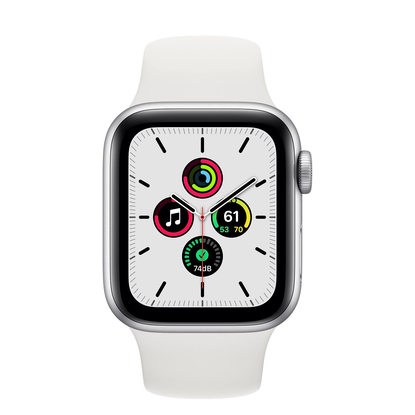 Apple Watch SE 40 mm Silver / White 2020 - Image 2