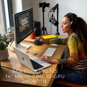 MacBook Pro (14 inch, M5) 10 CPU – 10C GPU – 24GB Unified Memory – 1TB SSD Storage