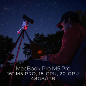 MacBook Pro (16 inch, M5 Pro, 2026) 18 CPU – 20C GPU – 48GB Unified Memory – 1TB SSD Storage
